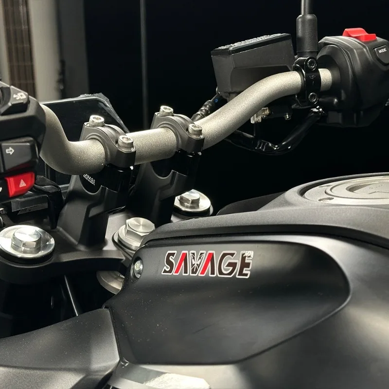 For Yamaha MT07 MT-07 Y-AMT MT 07 2025-2026 Motorcycle Handlebar Adapter Mount Bracket Handle Bar Riser Clamp Extend Accessories