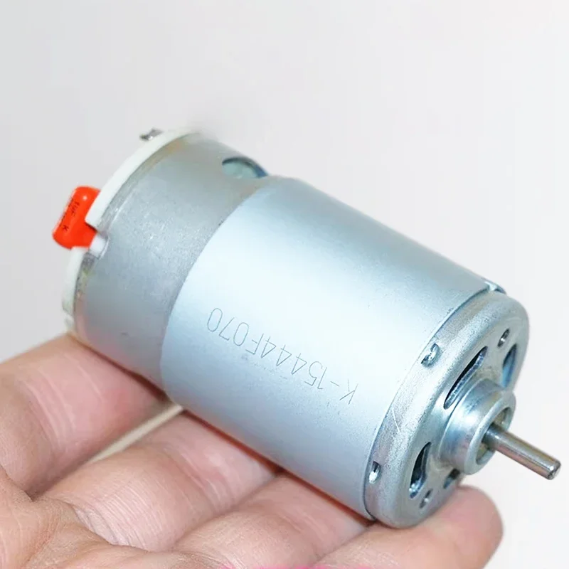 NICHIBO 550 Motor DC 12V-24V 6400 RPM with Spark Suppression Capacitors for Air Vacuum Pump/ Electric Drill/ Toy Car Boat