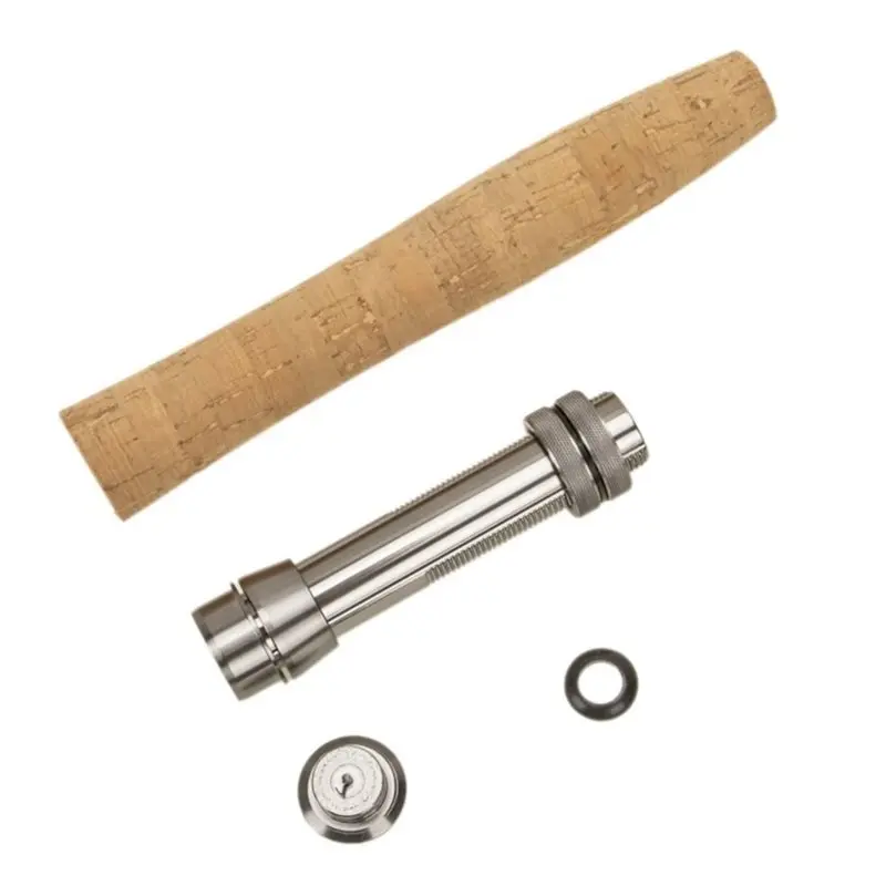 A64T-DIY Fishing Rod Handle Composite Cork Grip Rod Building And Reel Seat Set Fishing Rod Grip Reel Seat