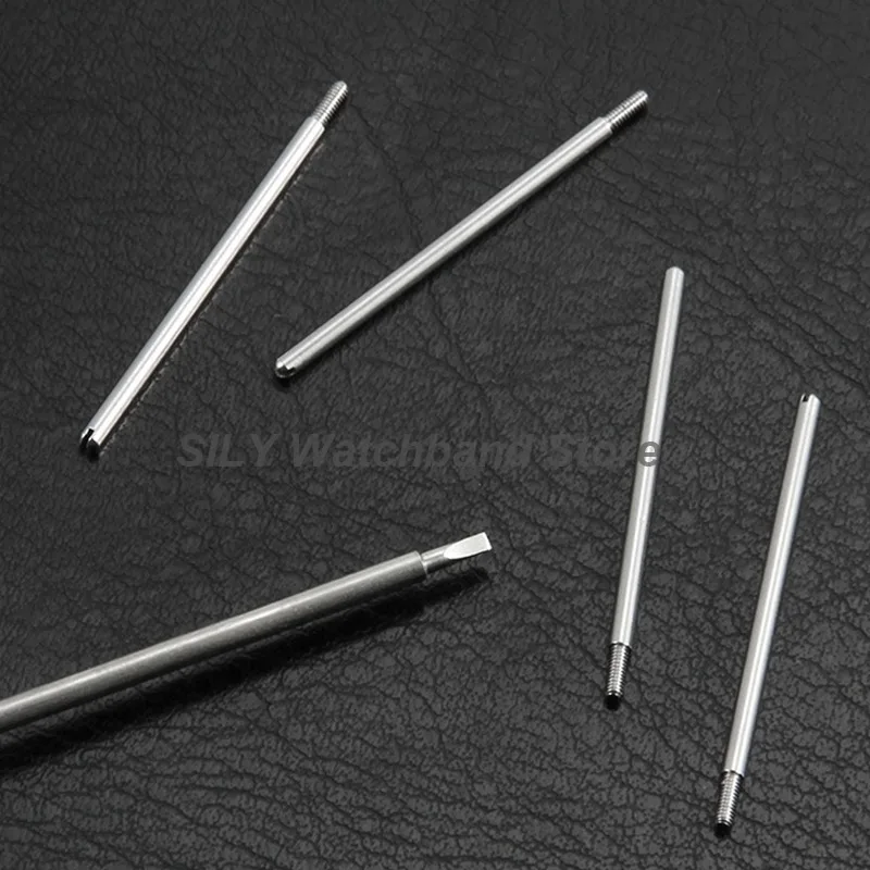26.5 مللي متر 30.7 مللي متر ساعة موصل قضيب ل كارتييه سانتوس 100 مسامير من الفولاذ المقاوم للصدأ حزام الساعات ربط الصلبة ساعة المسمار التبعي #2