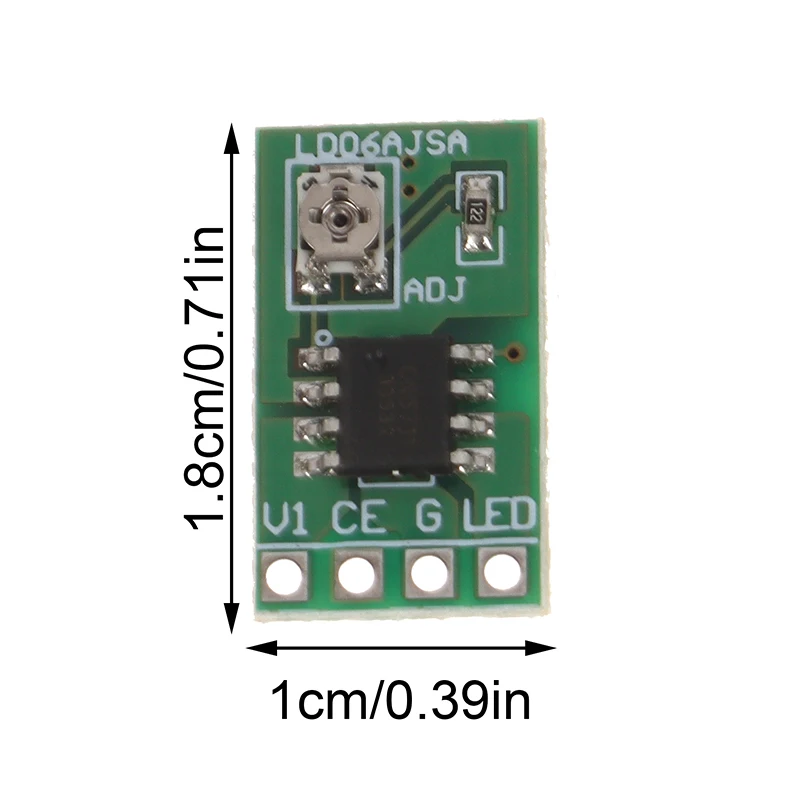 Ajustável corrente constante LED Driver, PWM Control Board, Buck Power Module, 30-1500MA, DC 3.3V, 3.7V, 5V