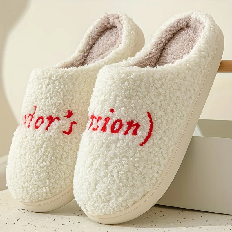 شباشب زوجين دافئة بسيطة ومريحة بتصميم جديد لعام 2025 للمنزل