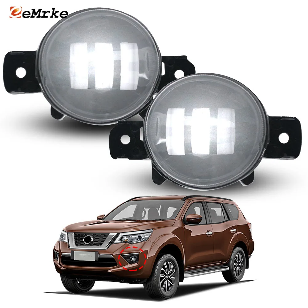 

Upgrade 30W Led Fog Lights 12V for Nissan Terra 2018 2019 2020 Oting Paladin 2024 2025 with Lens DRL PTF Front Fog Driving Lamp