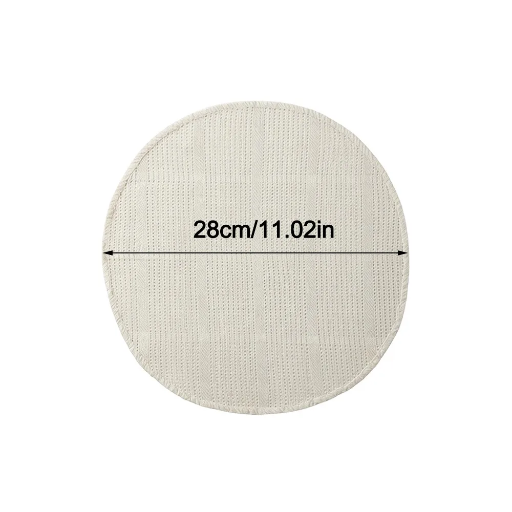 New Cotton Round Steamer Cloth Non-stick Breathable Steaming Liner Reusable Washable Dumpling Cloth Bun Steaming