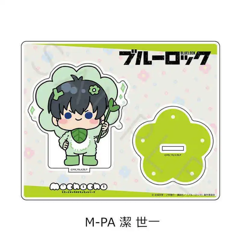 13cm/5.12in 블루 잠금 Mochocho 꽃 요정 아크릴 스탠드 장식품 컬렉션 데스크탑 디스플레이 소녀 문구 생일 선물