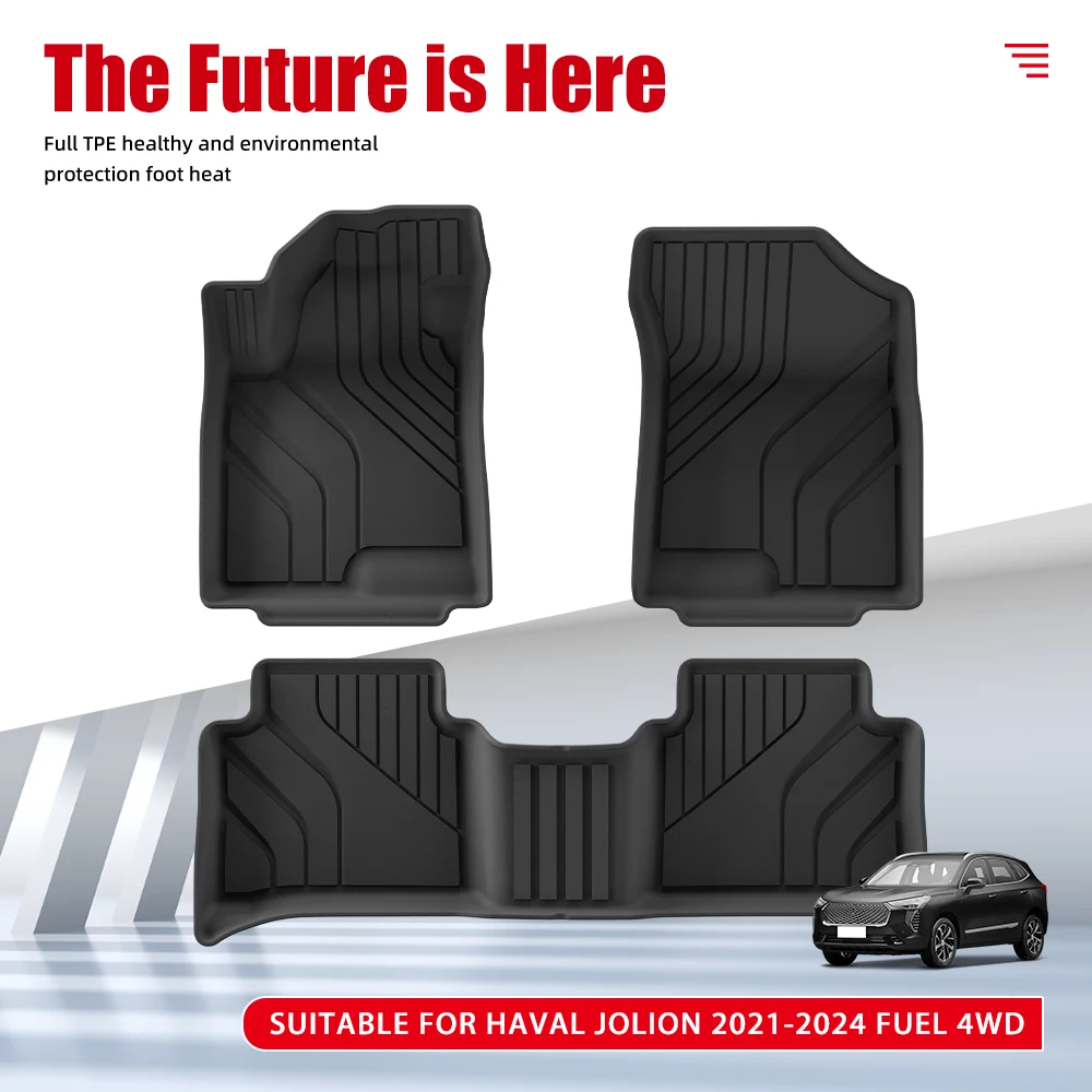 Wholesale Price Floor Liners TPE 3D Car Mat Waterproof Car Liners Non-slip Car Floor Mat Fuel 4WD for Haval Jolion 2021-2024
