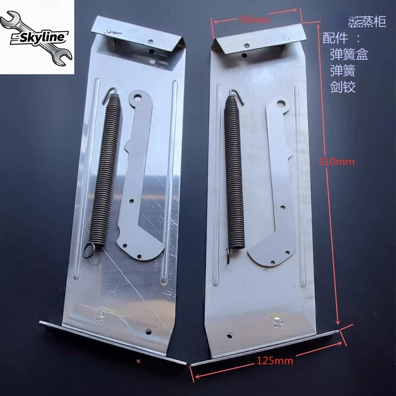 

Пружинный ящик шкафа для пароварки, трехдверный шкаф для пароварки из нержавеющей стали, пружинный ролик для дверцы из углеродистой стали