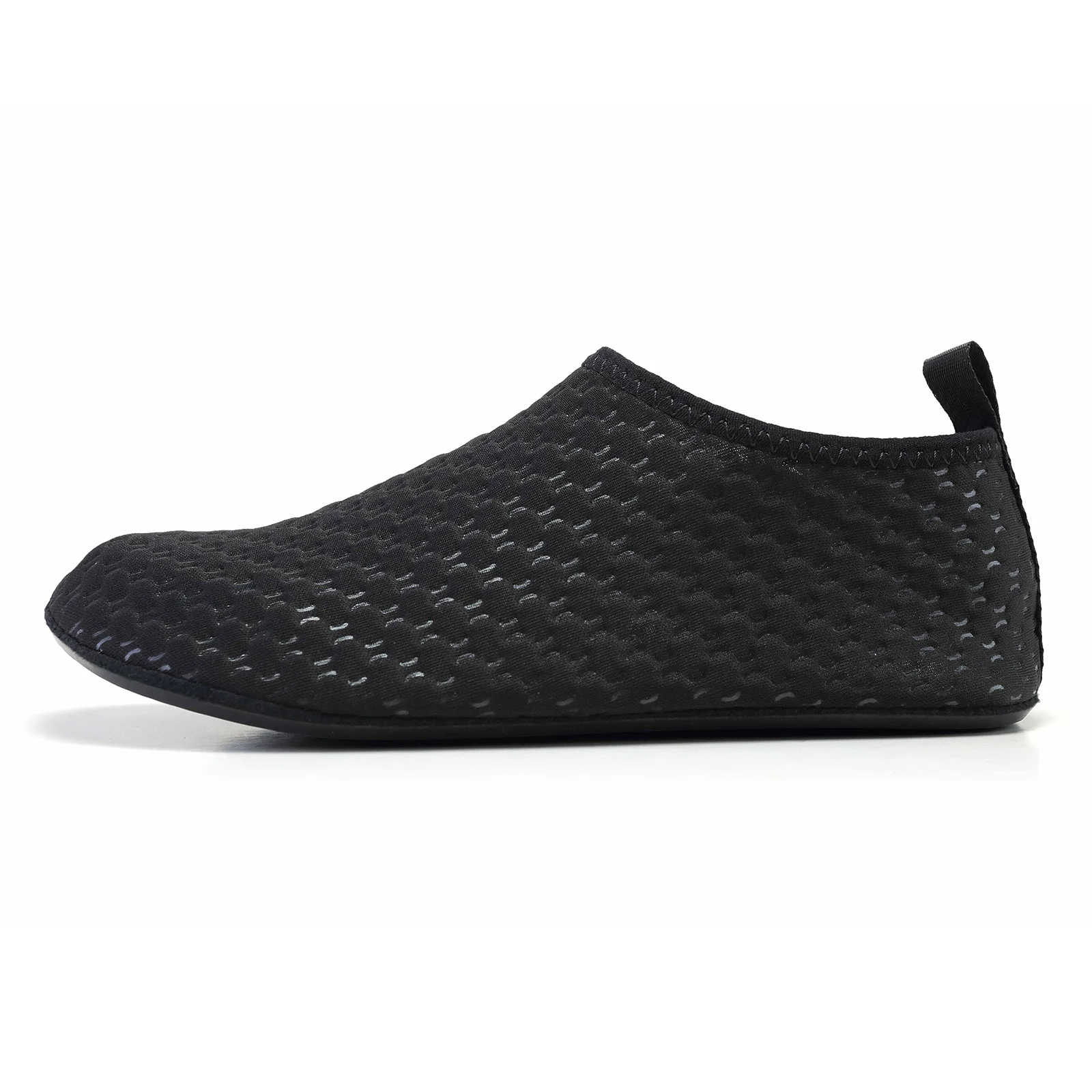 Black Quick Dry Water Shoes Barefoot Aqua Socks Non-slip Soft Sole For Beach Swim Surf Yoga Fitness Exercise Unisex
