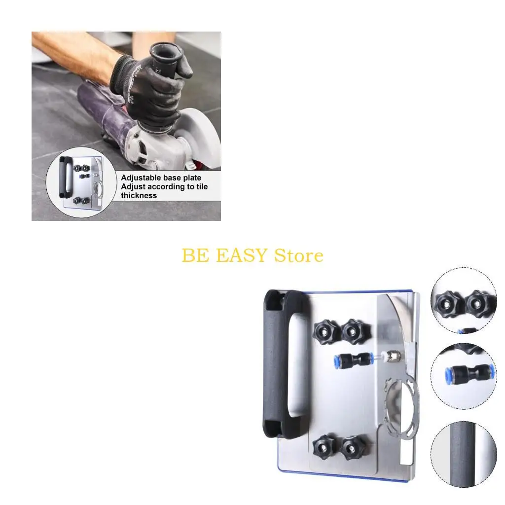 

E28F Подставка для угловой шлифовальной машины для плитки. Резка фаски под углом 45°. Ручной преобразователь угловой машины. под