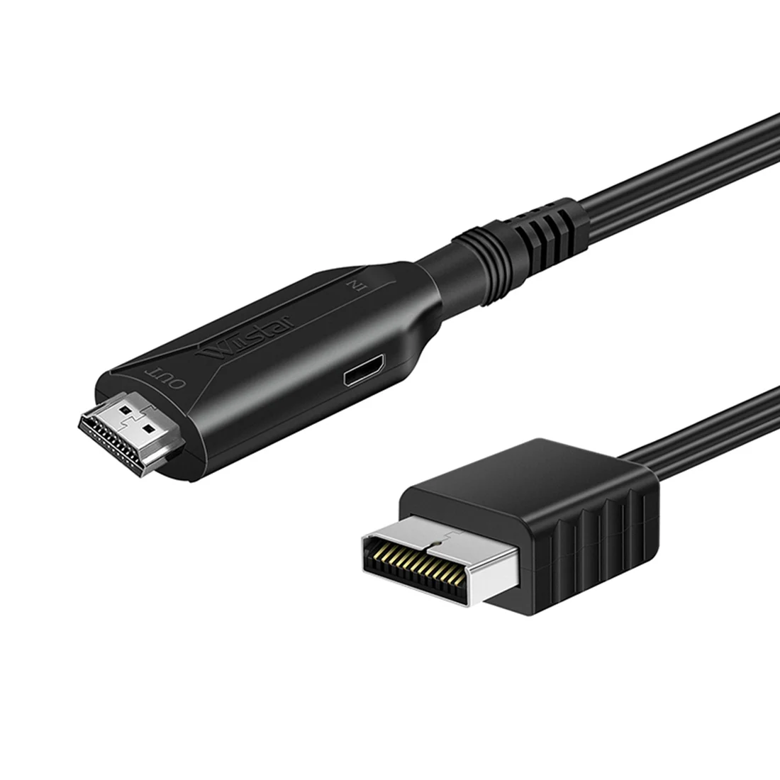 DIGITALBUY for PS2 To -Compatibale Audio Video Converter Adapter Support for PS 1/2 for HDTV PC Full HD Cable Adapter
