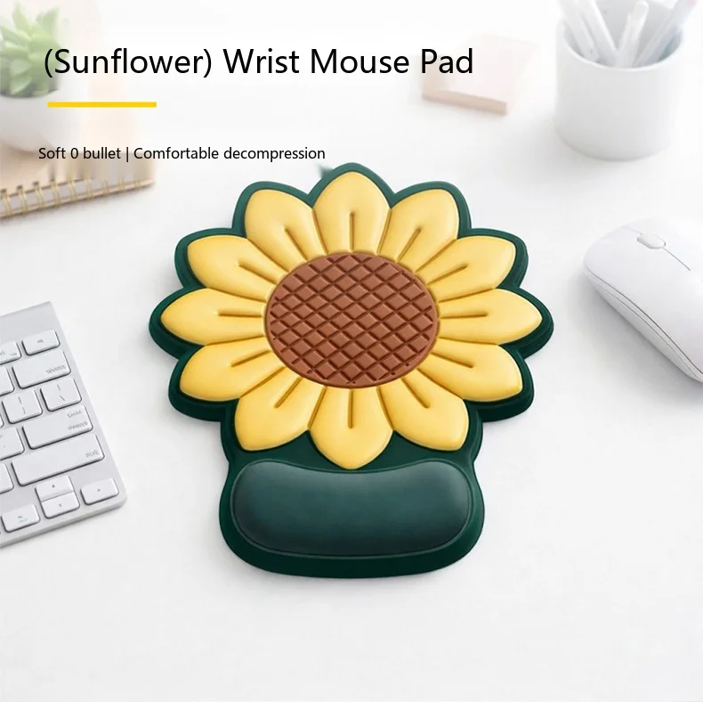 Farbverlauf-Silikon-Handgelenkauflage Mauspad Ergonomische Schreibtischunterlage für Büro und Gaming 31 Traumhafte Farboptionen – Detail 9