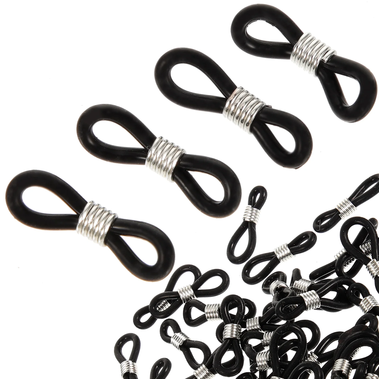 

Glasses Holder Eyeglass Chain Silicone Ends Stainless Steel Sunglasses Eyeglasses