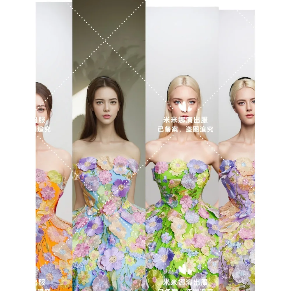 Flower Fairy Performance Dress Parade Performance Dress Dance Performance Dress Bar Party Ds Performance Dress