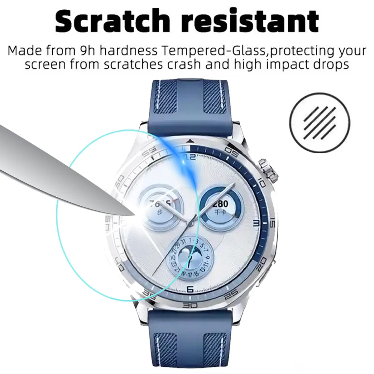 Szkło hartowane 9H do Huawei Watch GT6Pro 46 41mm, wysokiej jakości folia ochronna na ekran, trwała, HD, odporna na zarysowania, akcesoria do GT6