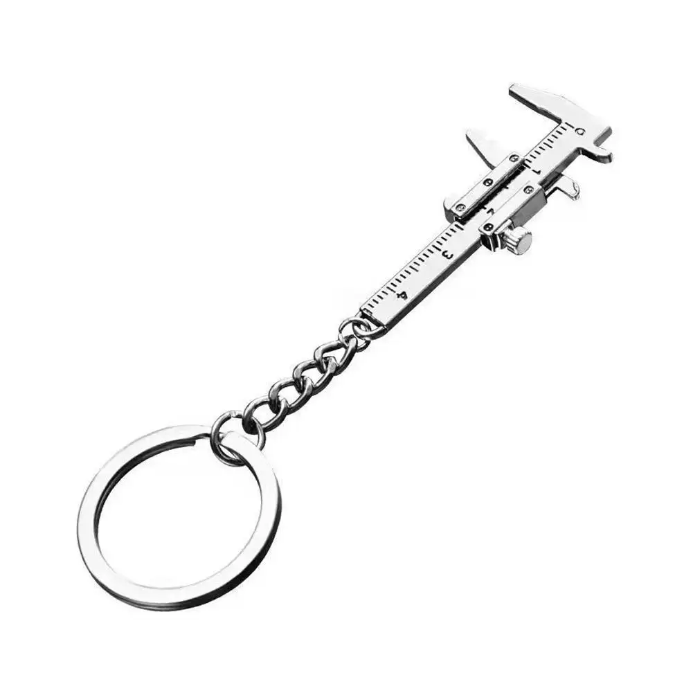 Mini Vernier Caliper Jewelry Small Pendant Measuring Calipers Portable Gift Keychain Creative Small Tool Home U7J0