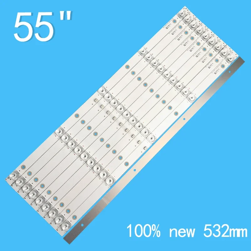 LED backlight strip For 55LUA29E 55SUA2505 MS-L1543 V2 NIKAI UHD5500CSLED CX550DLEDM5