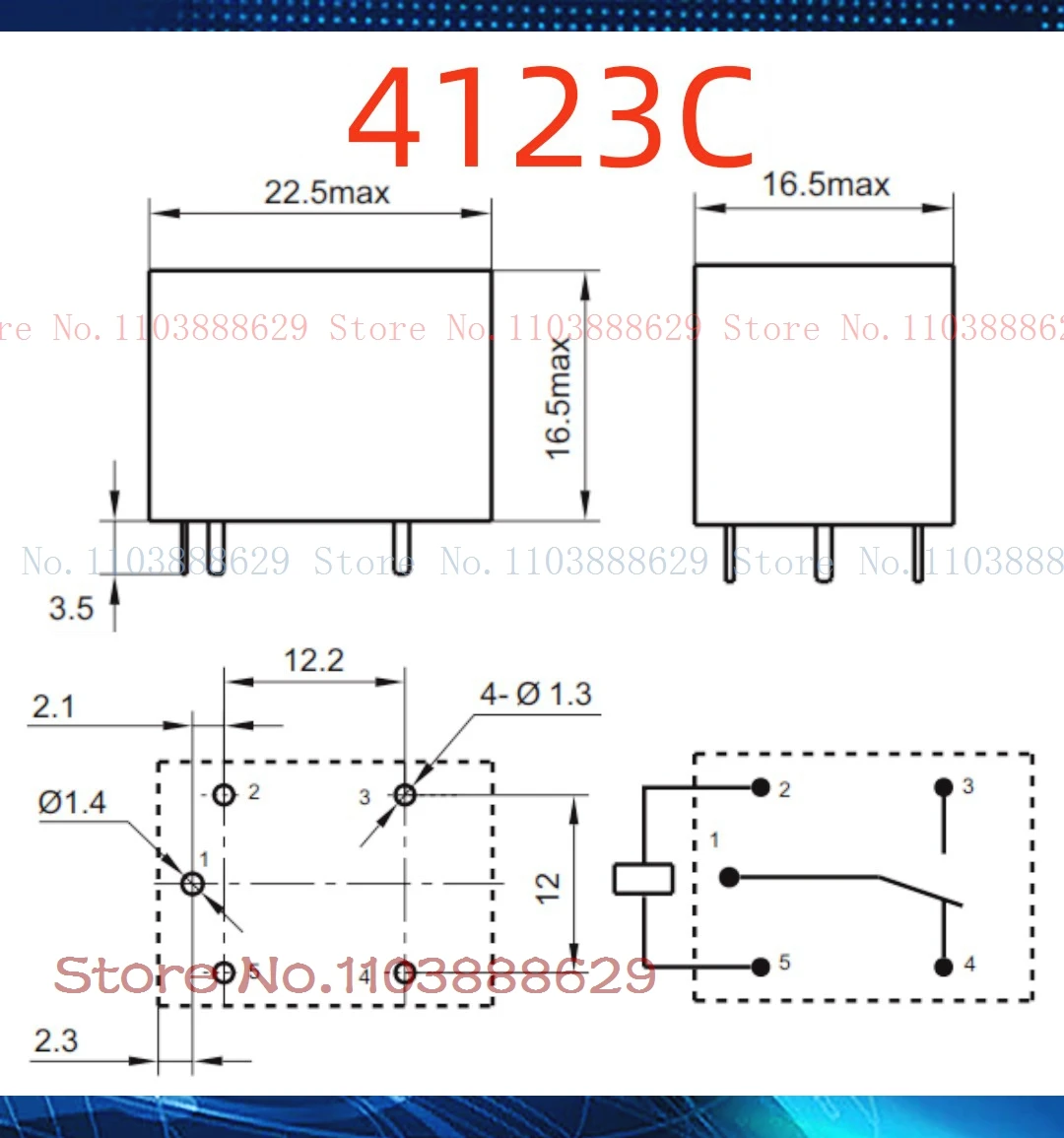 JS1-48V/12V-F/B-24V-F AJS1313/1311F/131281F 4123C