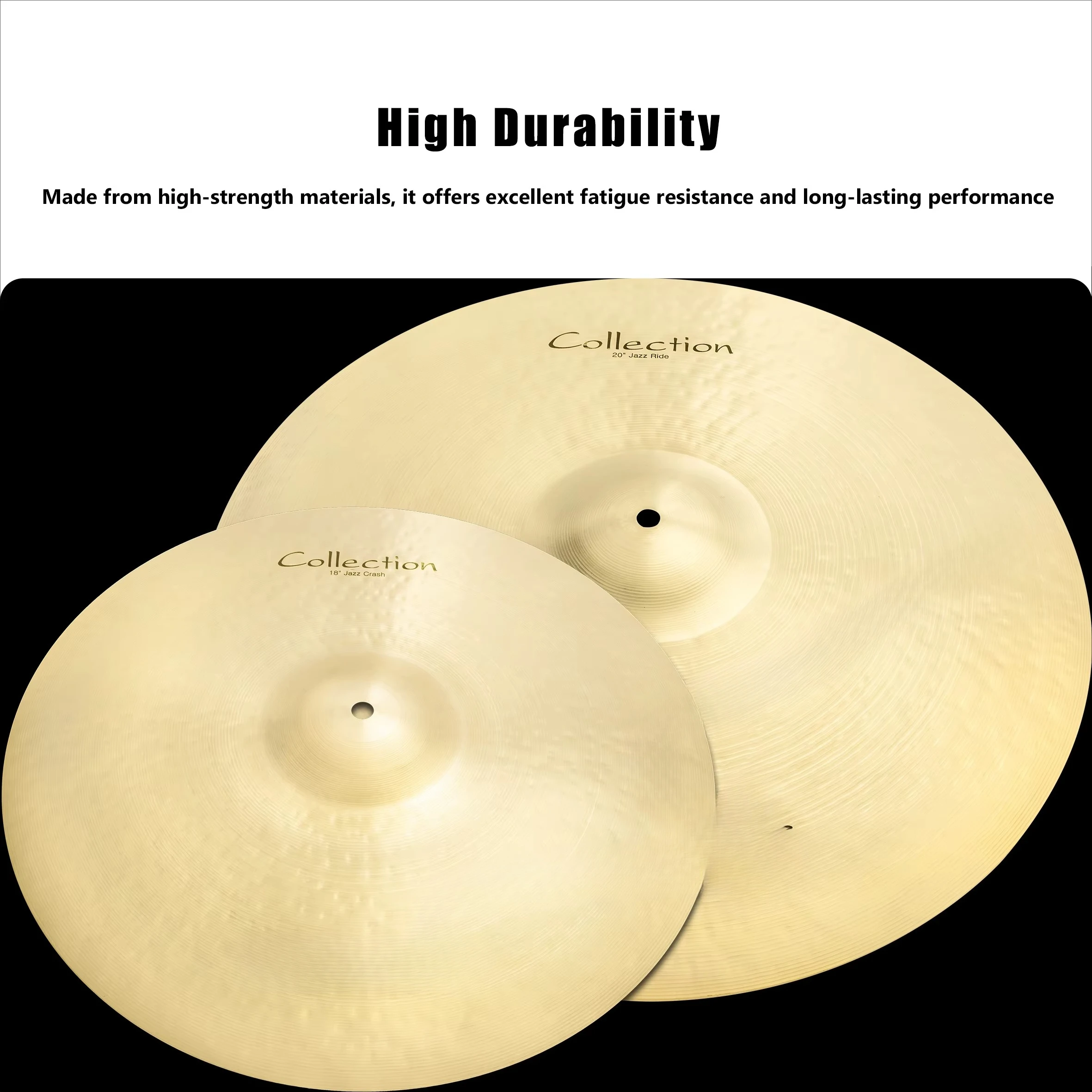 حار بيع B20 البرونزية 21 "ركوب الصنج سلسلة الجاز الصنج للطبول