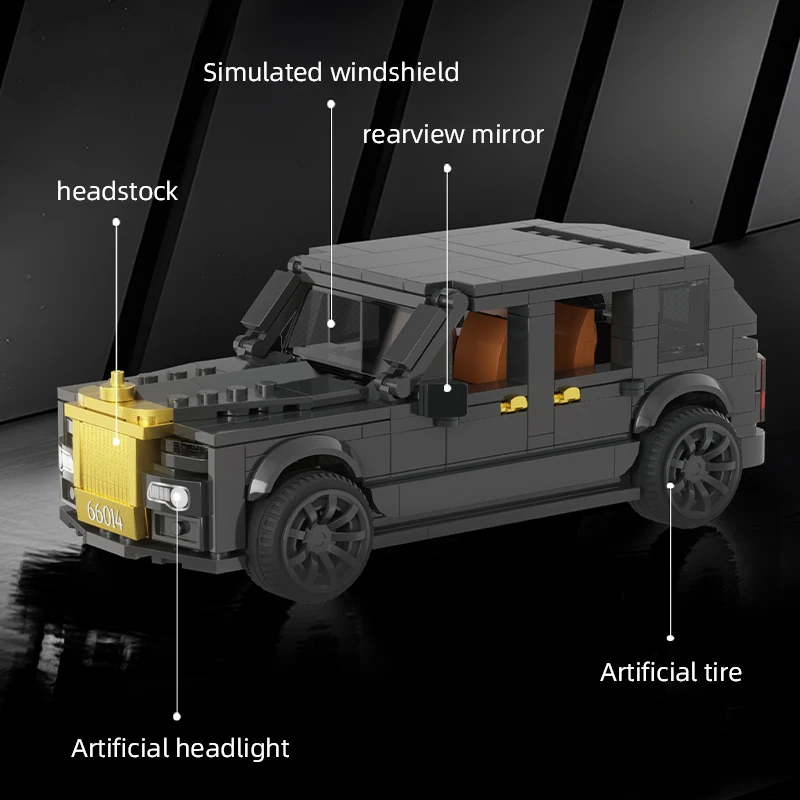 409PCS Bausteine Spielzeug Curry South Auto SUV Desktop Dekorative Ziegel kinder Diy Spielzeug Festival Geschenk (Keine Box)