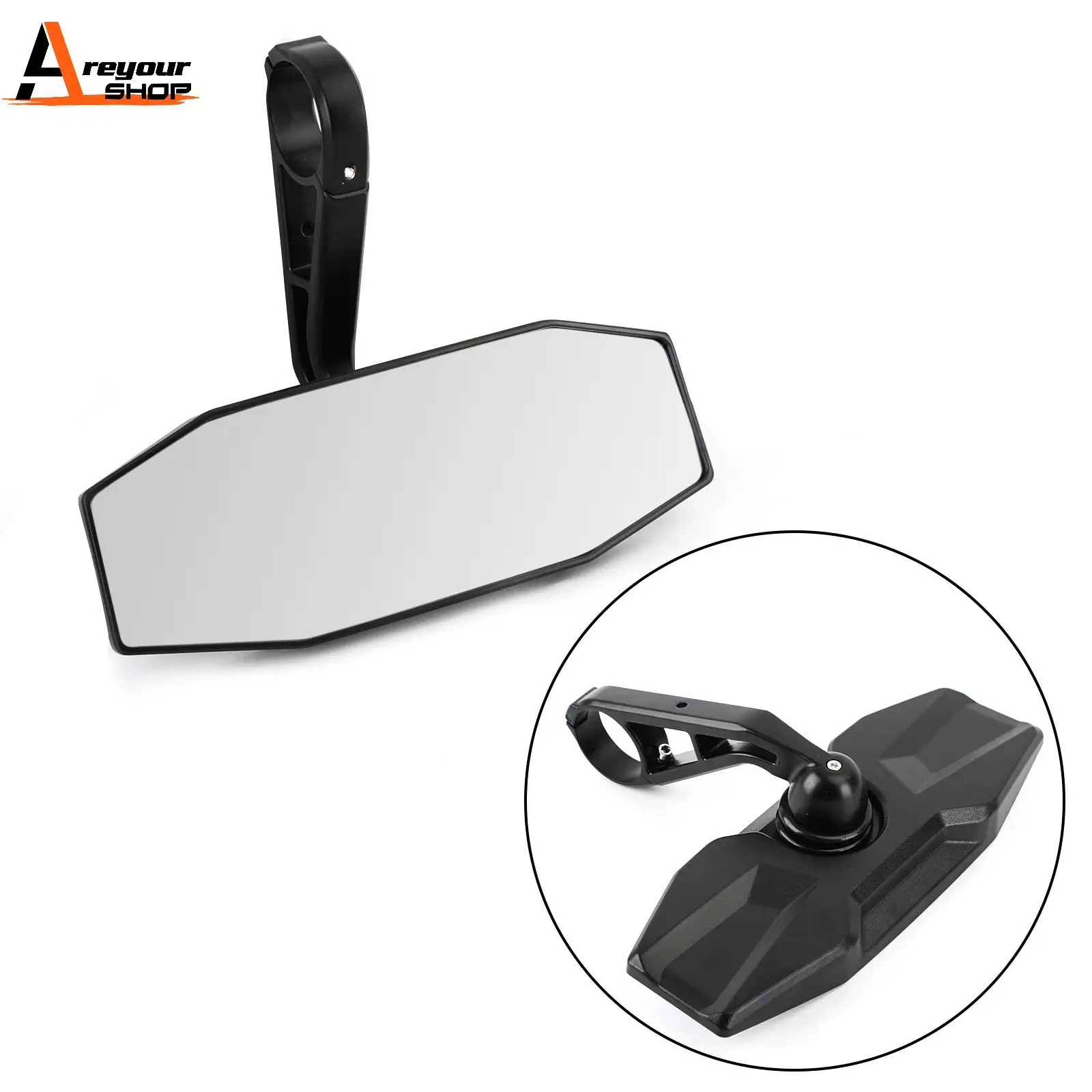 

Areyourshop REAR VIEW MIRROR FOR POLARIS 2015 - 2021 RZR RAZOR General XP 4 1000 TURBO 5633291 2635618 ATV Accessories Parts