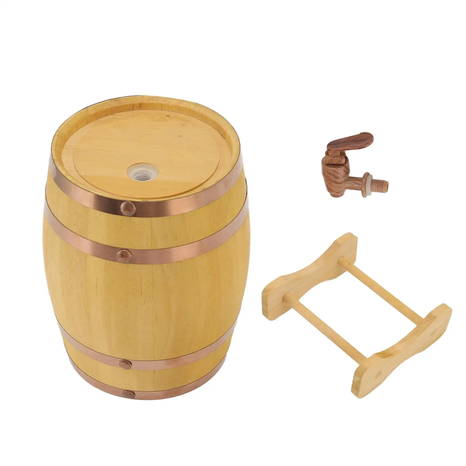 

50ml Mini Wooden Wine Barrel Keg for storing Whiskey, Spirits, Beer & Liquor - Perfect Gift!