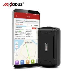 MiCODUS-rastreador GPS magnético ML500 para coche, 5000mAh, Monitor de voz y temperatura, localizador GPS, alerta de caída por vibración, aplicación de por vida