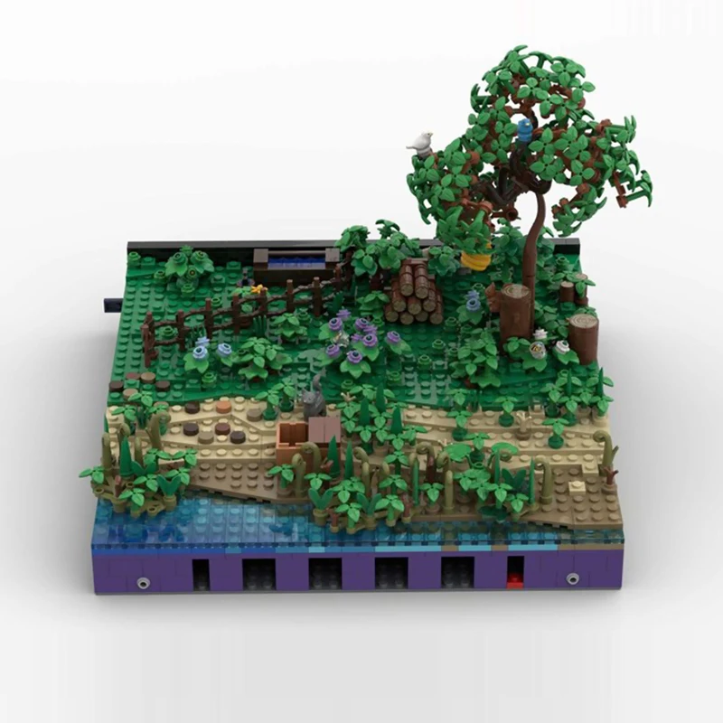 ชุดตัวต่อแบบโมดูลาร์ รุ่นปราสาทยุคกลาง ฉากปราสาท วิวทิวทัศน์ เทคโนโลยี ของเล่นประกอบสำหรับเด็ก ของขวัญวันหยุด