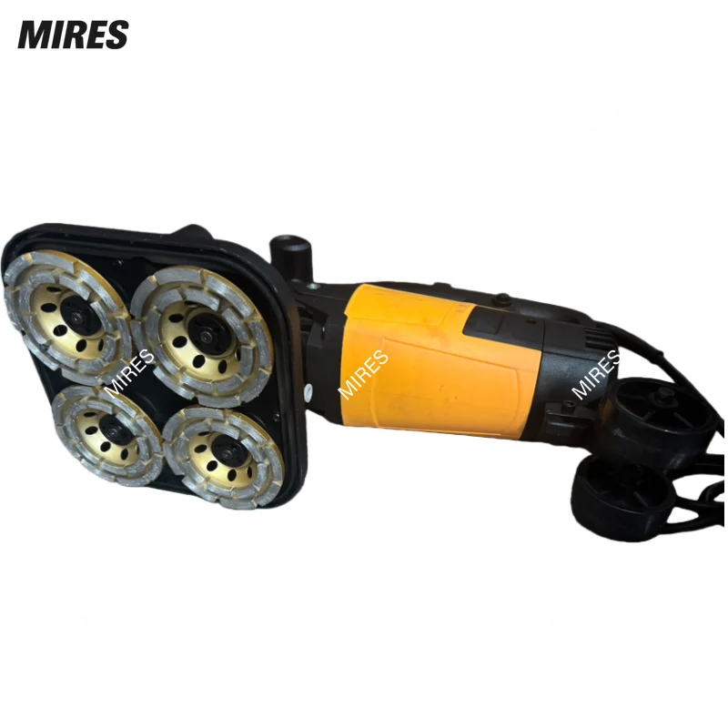 220V/110v automatic concrete polishing machine with vacuum cleaner four-wheel handheld
