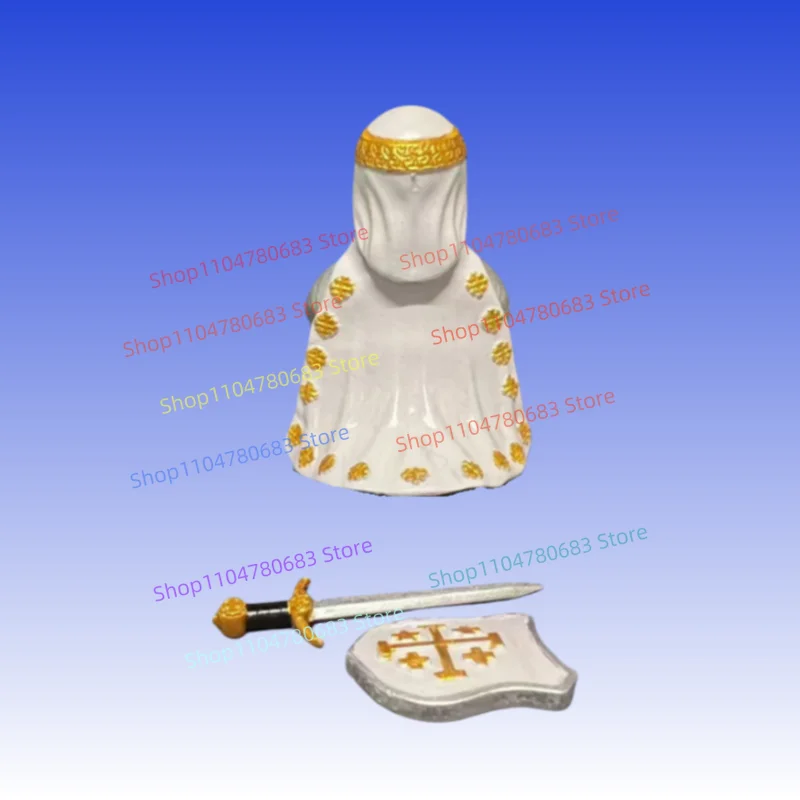 MOC Building Blocks Mini Figure Silver Mask Emperor Assembled Model Ornament Anime Cartoon Action Figure Toy Gift Collection view 2