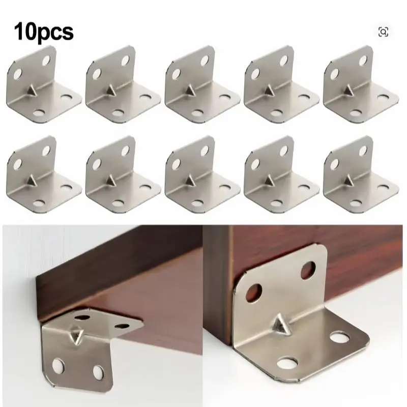 10/20直角固定アングル鉄製三角ブラケットテーブルと椅子90度L字型キャビネット家具ハードウェアコネクターアクセサリー