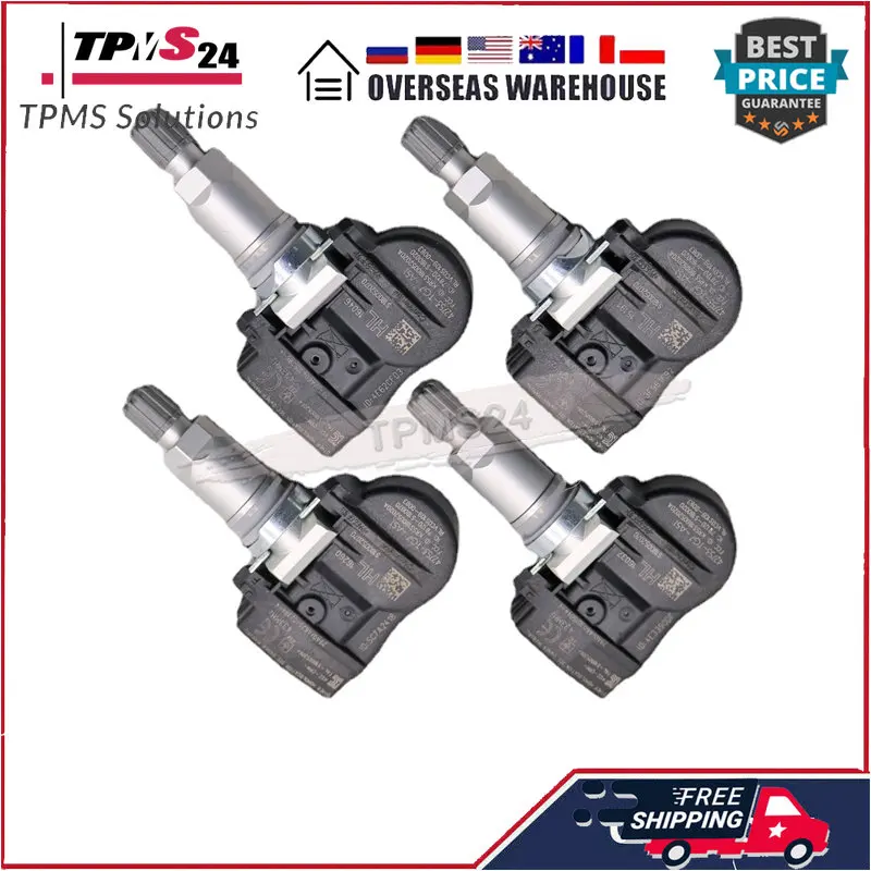 4PCS For 2015 2016 2017 Honda Pilot 433MHz TPMS SENSOR TIRE AIR PRESSURE SENSOR 42753-TG7-A51 42753-T6N-A01