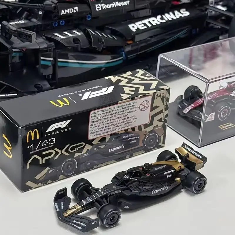New Hot F1 The Movie 1:43 Formula Racing Car Model Team Apx Livery Latin America Limited Diecast Alloy Vehicle Collectible Hobby
