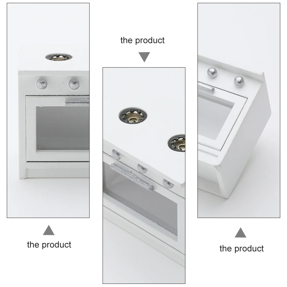 Poppenhuis Gaskookplaat Speelgoed Miniatuur Meubilair Keuken Gereedschap Versiering Kamer Houten Model Kachel