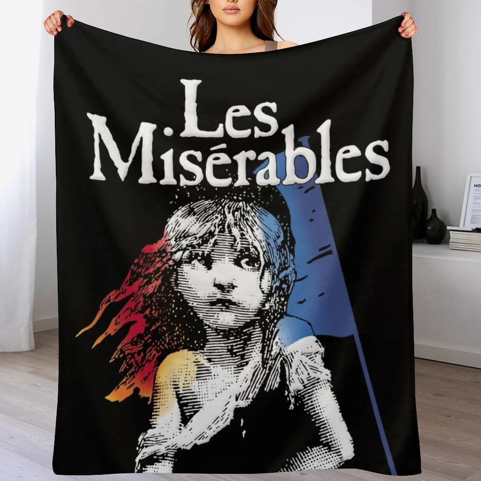 Les Miserables - Les Misérables Throw Blanket For Sofa Thin anime Blankets