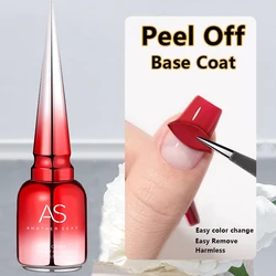 AS 15ml Peel Off Base Gel Long Wear Super Top Coat Basic Nail Gel Polish Enamel Varnish Soak Off Nail Art Manicure Topcoat