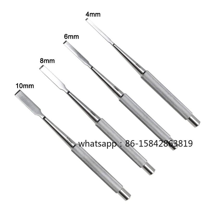 Orthopedics Bone Osteotomes 4mm 6mm 8mm 10mm Autoclavable Veterinary Orthopedic Pet Instruments