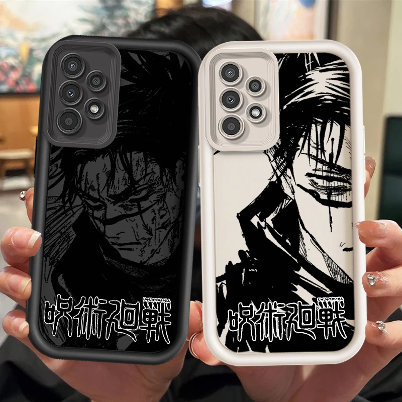 Jujutsu Kaisen Anime Choso For Samsung Galaxy A73 A54 A53 A52 A51 A34 A33 A23 A22 Shockproof Soft Eye Ladder Phone Case