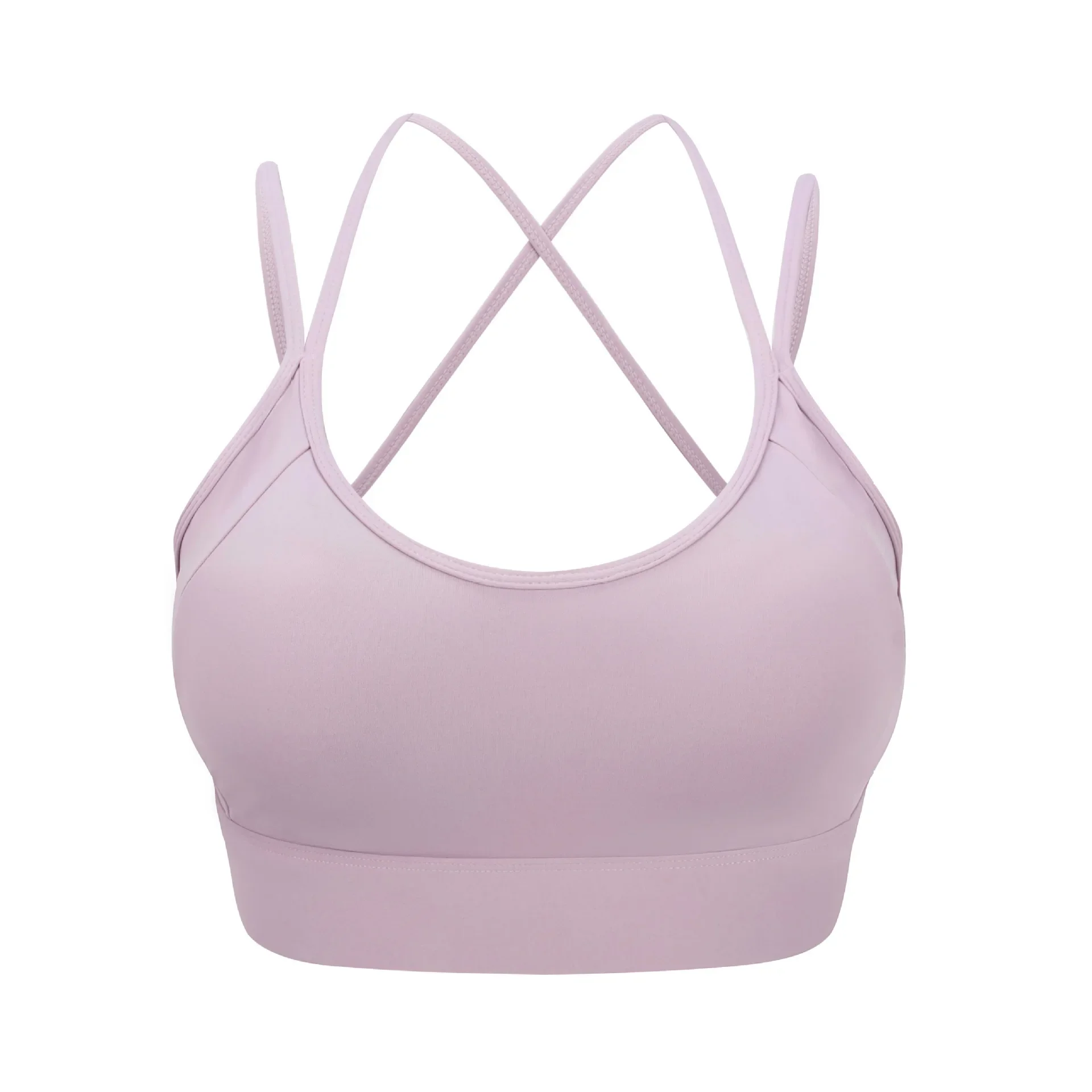 KUCLUT Sports Bra Women's Fitness Yoga Vest Low Impact Running Shock Absorption High Strength One Piece Underwear