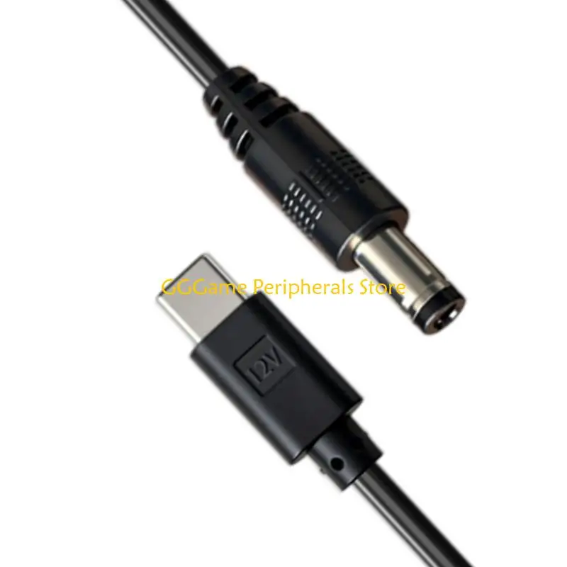 U55B USB C to 5.5x2.5mm Center Positive Power Cable for Equipment
