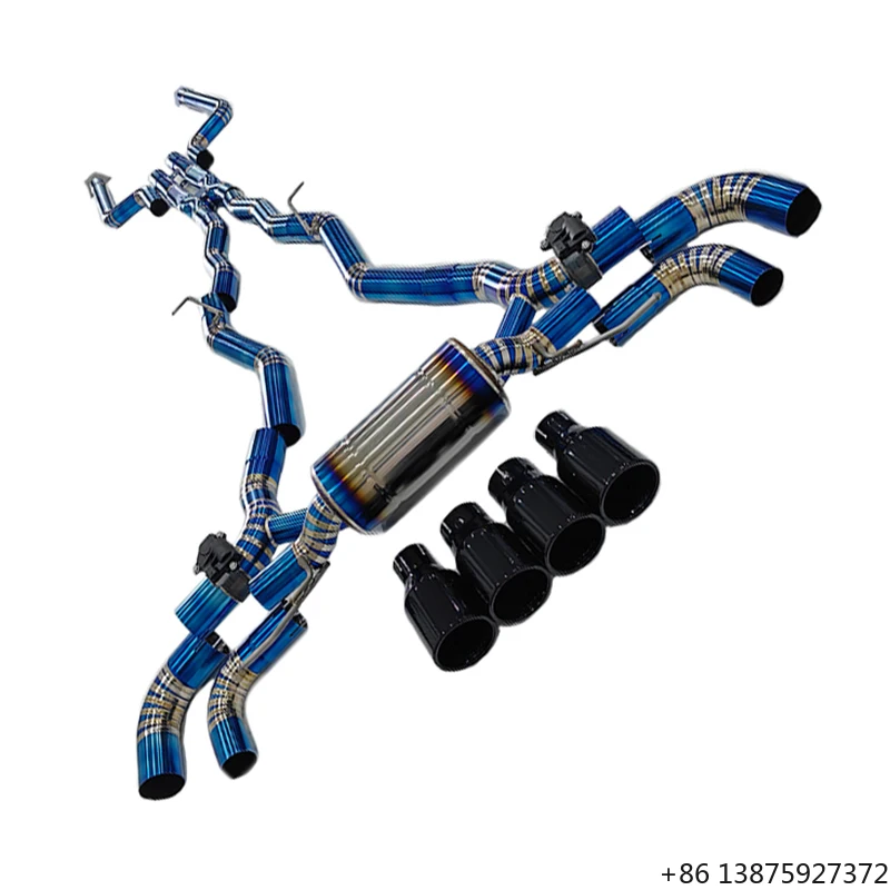 

Выхлопная система Catback по заводской цене для M8 F91/F92/F93 4.4T 2017-2024, титановый сплав, глушитель с клапаном