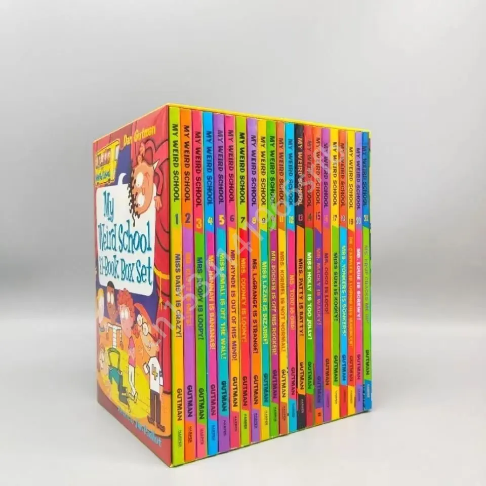 

My Weird School Season One 21 Books Box Set Child Kids Age 6-12 English Schoolyard Story Comics Graphic Novel Reading Book