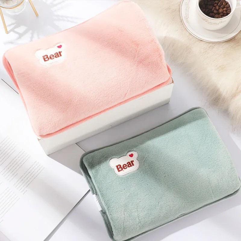 

Double-sided Plush Hot Water Bag, New Rechargeable Electric Warmer, Intelligent Control Warm Handbag, Girls Winter Warming