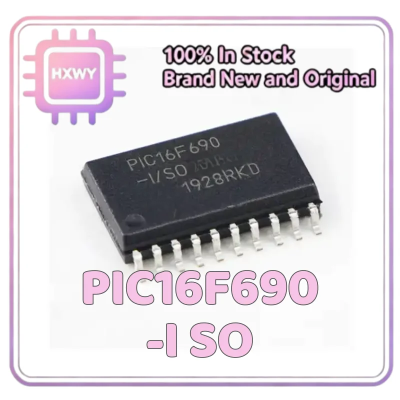 (3/30 Pieces) PIC16F690-I/SO 16F690 SOIC-20 8-bit PIC Single Chip Microcomputer Factory Wholesale Cheap IC Chip Fast Shipping