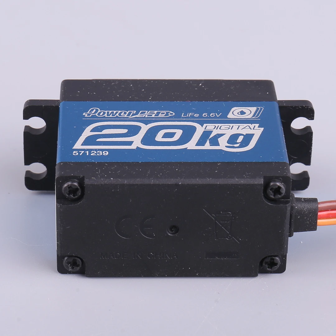 Power HD LF-20MG LW-20MG Digital Servo 4.8-6.6V DC Metal Gear 20KG Digital Servo For RC Boat Car Better Waterproof