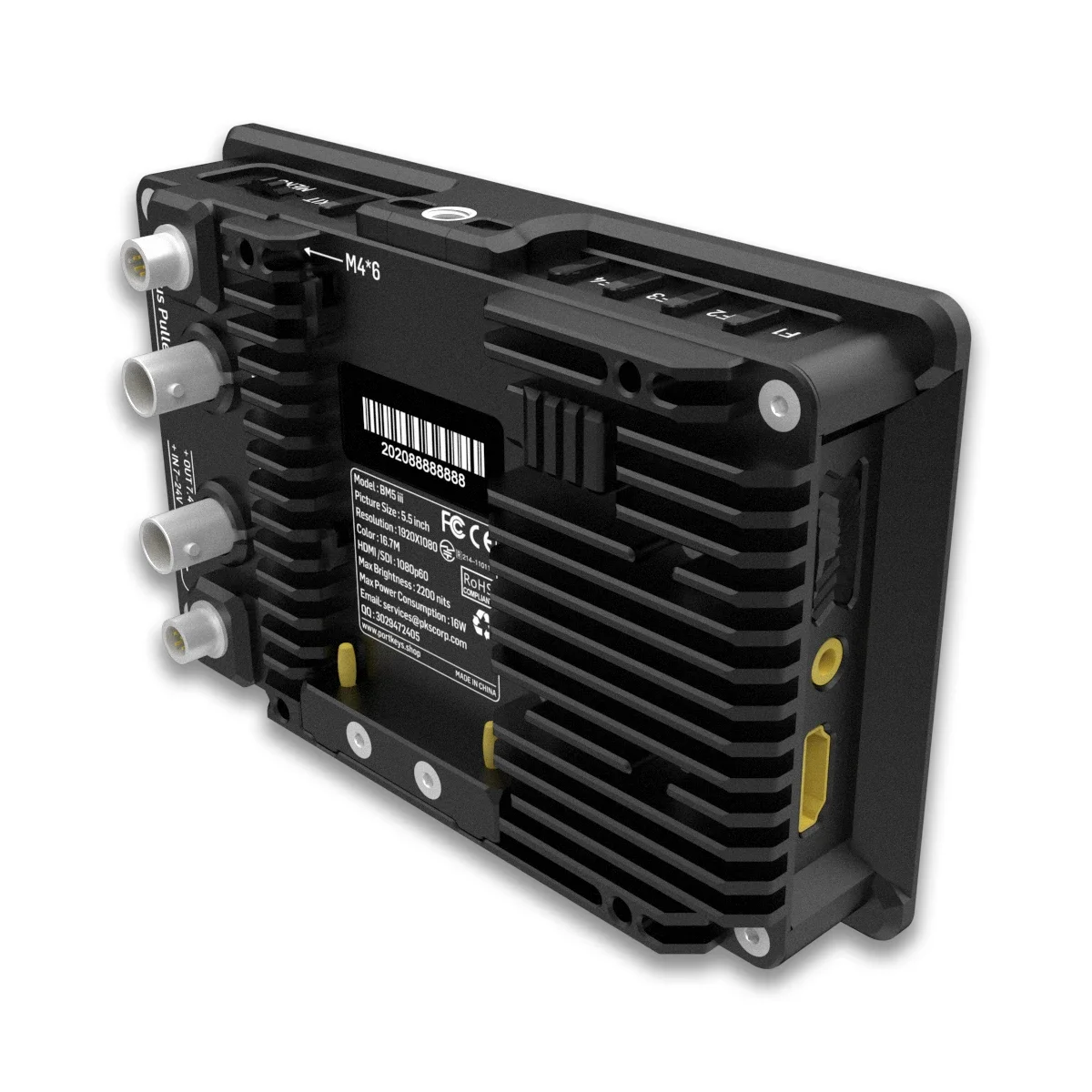 포트키스 BM5 III 5.5인치 온 4K SDI HD-MI 2200니트 캐논 Z CAM E2 블랙매직 DSLR용