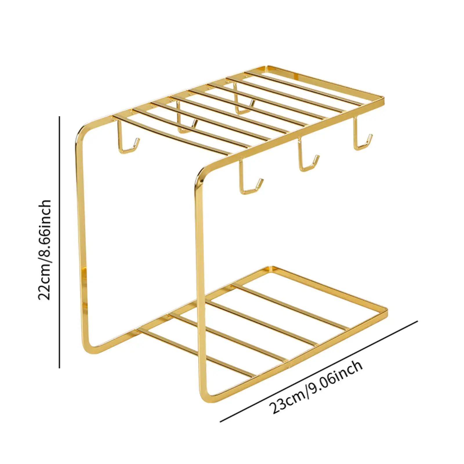 Cup Drying Rack Stand Drainer Holder Modern Cup Rack Dryer Bottle Drying for Countertop Restaurant Table Kitchen Cabinet