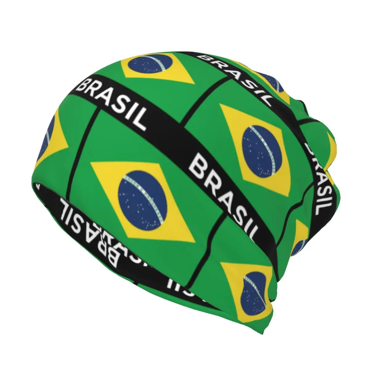 Brazil Soccer Team Football Brazilian Flag Bandana Neck Gaiter Magic Scarf Warm Headband Beanies Hat Unisex Adult Washable