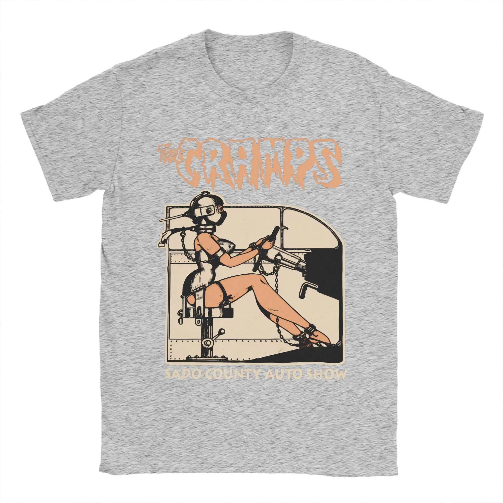 Tee Shirt Graphic Printed T-Shirts Men's The Cramps Psychobilly Music T Shirt Clothes Novelty Short Sleeve Crewneck 2026