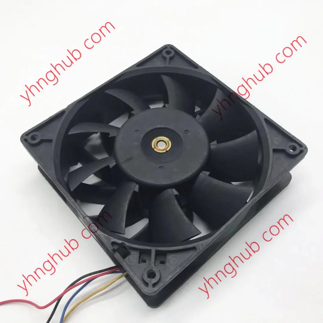 SNEEUWVENTILATOR YY12038M12B DC 12V 2,75A 120x120x38mm 4-draads vierkante serverventilator
