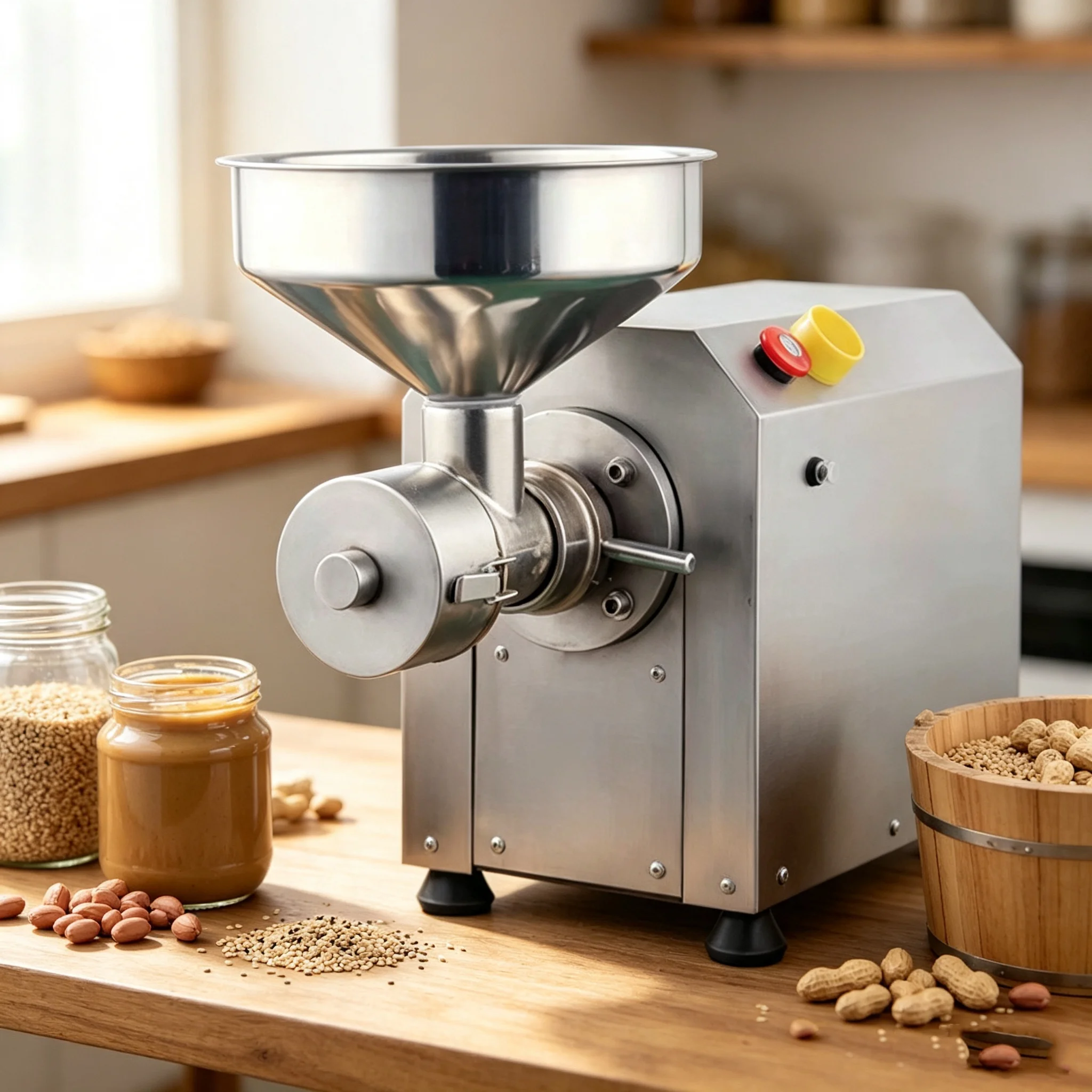 Automatic Electric Peanut Pistachio Cocoa Bean Butter Grinder Chocolate Refiner Machine Nut Processing Machine